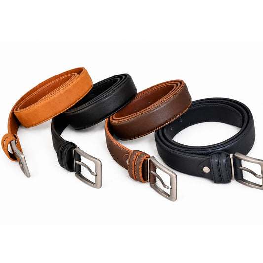 Collection de Ceintures Homme en Cuir Véritable – Fabriquées à Fès